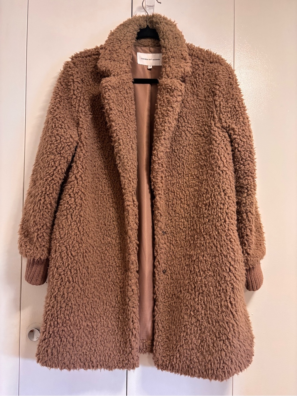 Cupcakes & Cashmere women’s teddy bear coat